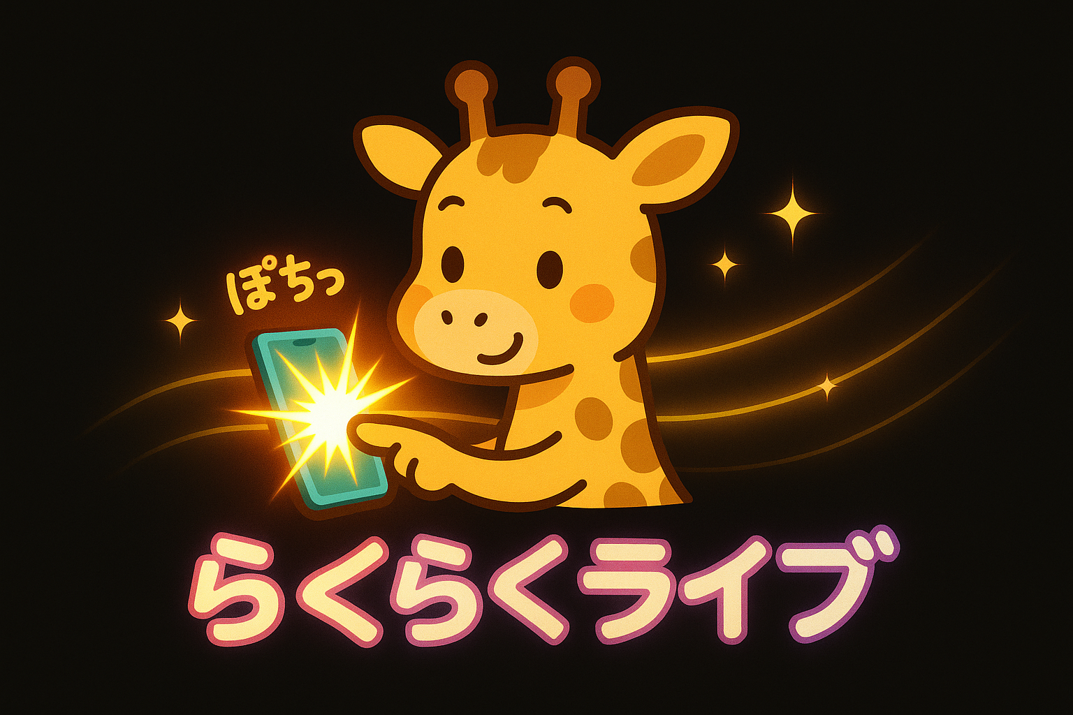 らくらくライブ ロゴ